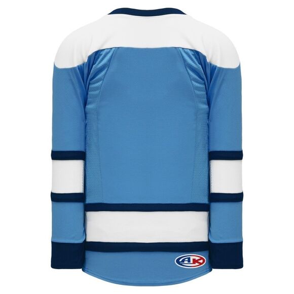 Youth Sky Blue Hockey Jersey, Pittsburgh Penguins Winter Classic Pattern - Picture 3 of 4